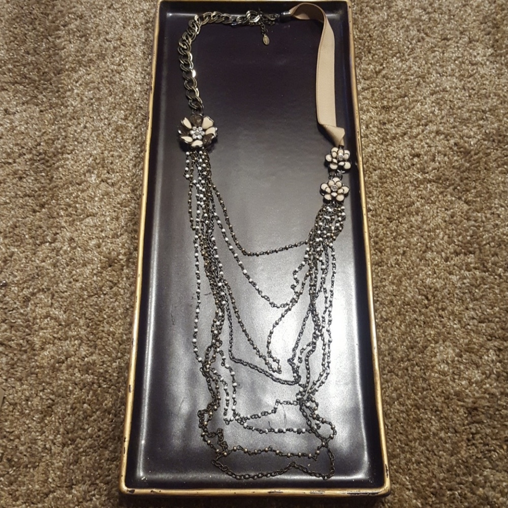 Ali Khan long asymmetrical‎ necklace